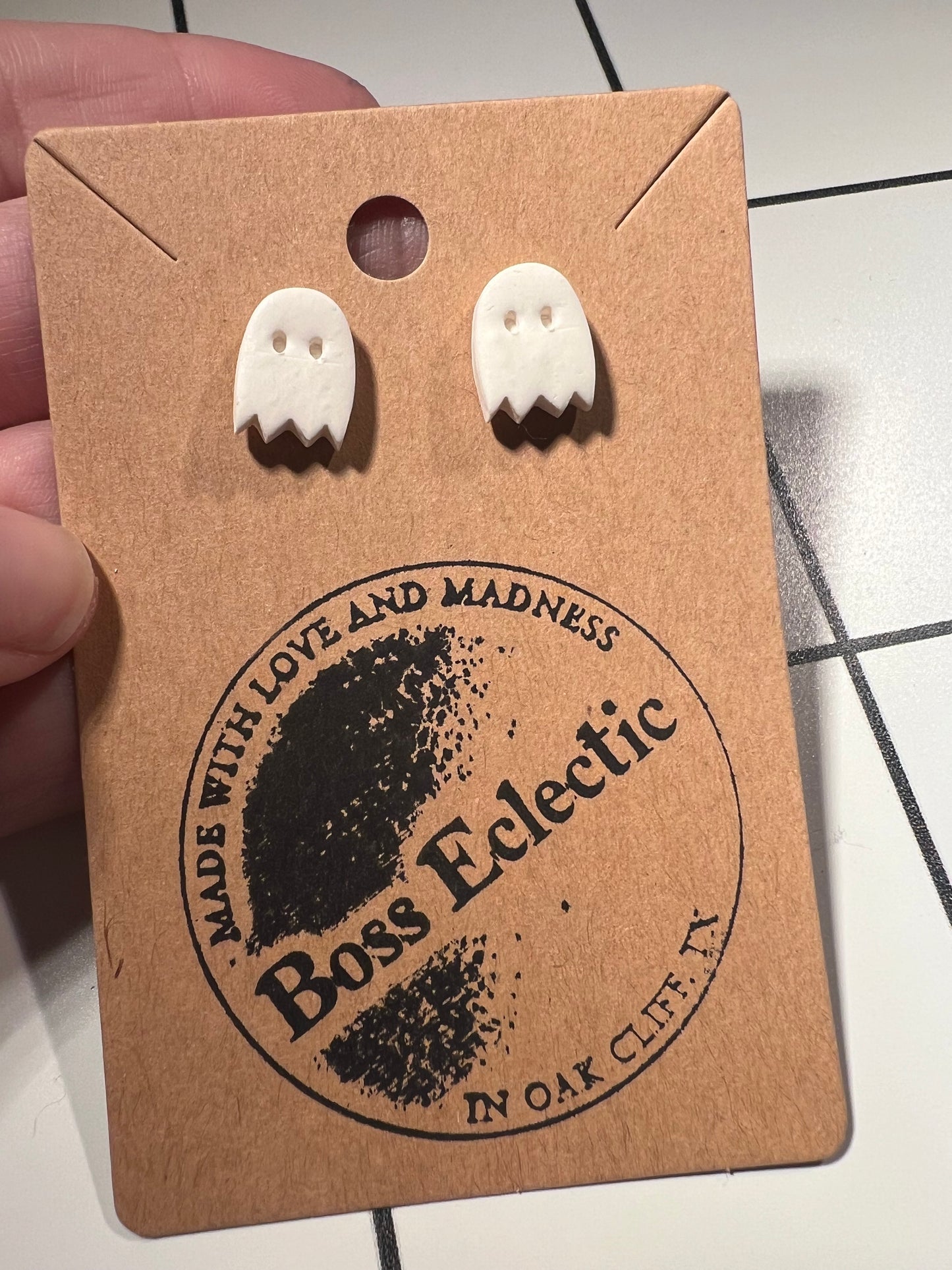 Mini Ghost Studs