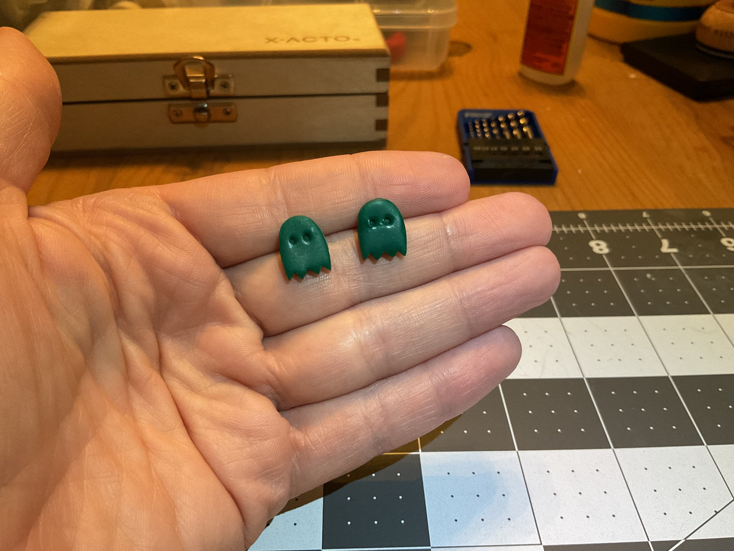 Mini Ghost Studs